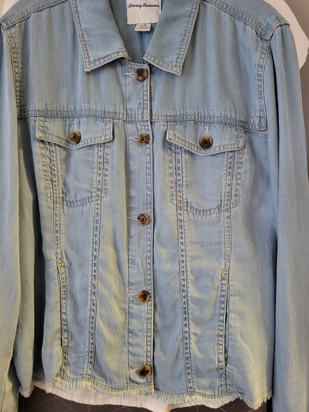 Tommy Bahama Chambray O'Lei Linen-Blend Jacket